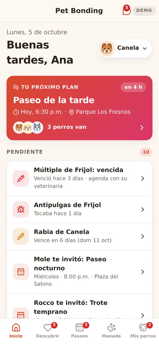 Otra pantalla de Pet Bonding